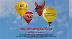 Desktop Screenshot of hohenlohe.ballon2000.de